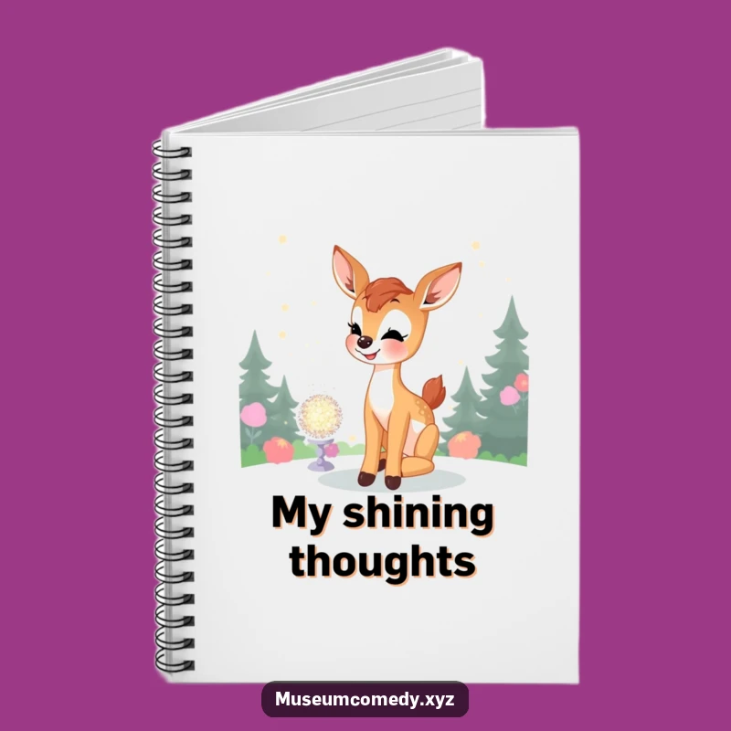Funny Deer Fawn Notebook: Jot Down Joyful Thoughts, A Creative Funny Gift