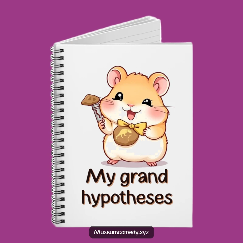 Funny Hamster Fossil Hunter Notebook: Jot Down Discoveries with Style