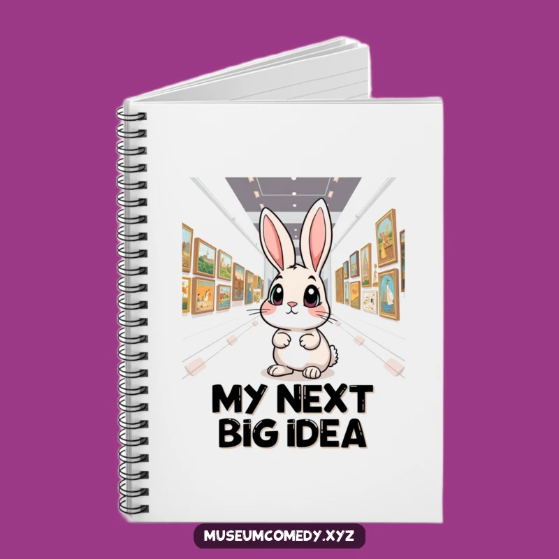 Funny Art Rabbit Notebook: Jot Down Ideas with Gallery Charm, A Creative Funny Gift